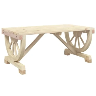 Abbildung von vidaXL Gartentisch Garten Couchtisch 90x50x40 cm Massivholz Tanne (1 St)