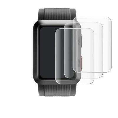 Abbildung von Savvies 4 Stück Full Screen Schutzfolie für Huawei Watch D Cover Displayschutz Folie [3D Curved, Transparent, Anti Fingerabdruck]
