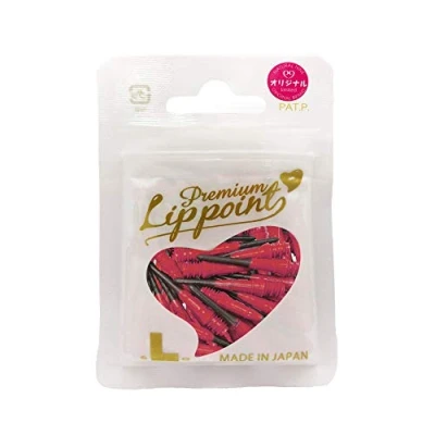 Abbildung von LSTYLE Dartspitzen: Premium Lippoint Soft Tip Points 2BA Standard Gewinde 2 Tone Schwarz/Rot