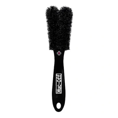 Abbildung von Muc Off Uni Bürste 2 Prong Reinigungsbürste, schwarz, One Size