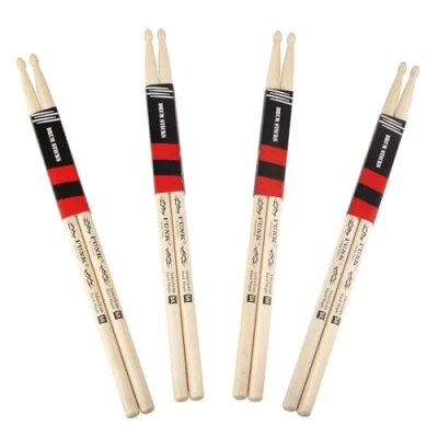 Abbildung von Drum Sticks Rebound America Hard Maple Wood,Straight and Durable,Ideal for Drummers of All Levels,Used Drums,Percussion Practice (5A 4 Paare)