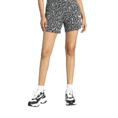 Abbildung von Puma Animal Shorts kurze Sporthose, Damen, Größe: Small, Black