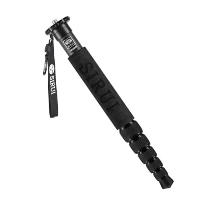 Abbildung von SIRUI AM 326M Einbeinstativ Carbon Monopod Reisestativ 6 Abschnitt Kohlefaser Tragbar Kompakt Leichtes Reise Einbeinstativ, Max. Belastung 10kg