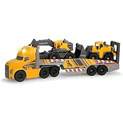 Abbildung von Dickie Toys Spielzeug Bagger Construction Mack Volvo Heavy Loader 203729012