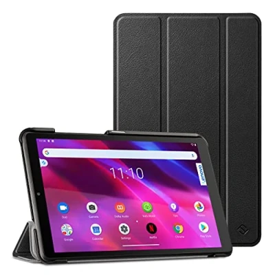 Abbildung von Fintie Hülle für Lenovo Tab M8 (3./2./1. Gen) TB 8506F/TB 8506X/TB 8705F/TB 8705X, Ultradünne Schutzhülle mit Ständerfunktion, Nicht (4th 2023 (‎TB 300FU), Schwarz