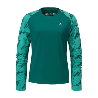 Abbildung von Schöffel Lakata Trail L Langarmshirt, Damen, Größe: 42, Grün