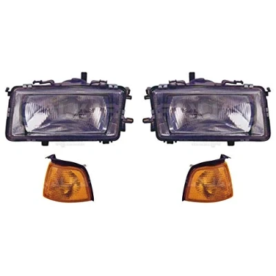 Abbildung von Halogen Scheinwerfer Set für 80 89 89Q 8A B3 06.86 10.91 Blinker