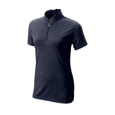 Abbildung von Wilson Staff Damen Golf Poloshirt, Scalloped Collar Polo, Kurzarm, Polyester