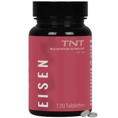 Abbildung von TNT (True Nutrition Technology) Eisen Tabletten, 18mg pro Tablette 120,00 St., 24 g