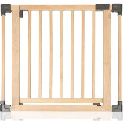 Abbildung von Safetots Mehrfachpaneel Barriere und Spielplatz aus Holz, Torpanel, naturbelassen, 80 cm, Torpanel für oder