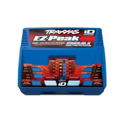 Abbildung von Traxxas EZ Peak Plus Dual Modellbau Ladegeraet 8A LiPo, NiMH Minus Delta U Abschaltung, Akkuerkennu 2972GX