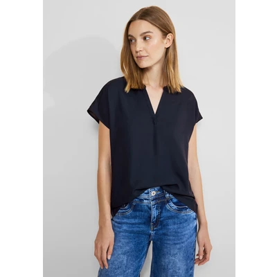 Abbildung von STREET ONE Kurzarmbluse Blusenshirt aus reiner Viskose
