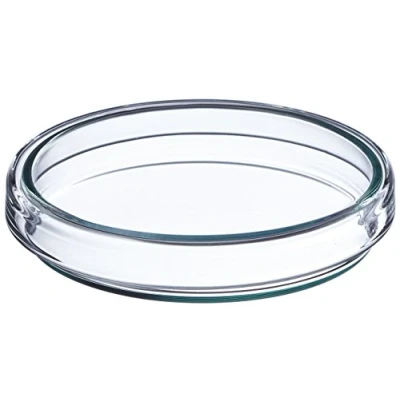 Abbildung von neoLab Borosilikatglas Petrischalen Anumbra, Transparent, 80mm Durchmesser, 15mm Höhe, 5 Stück