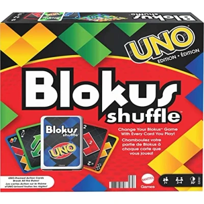 Abbildung von Games Blokus Shuffle: UNO Edition, Brettspiel, Strategie, 7 Jahr(e), Familienspiel
