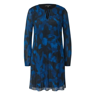 Abbildung von comma MIT Plissee Freizeitkleid, Damen, Größe: 38, Schwarz