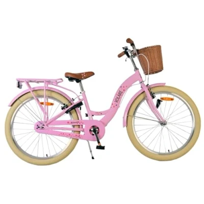 Abbildung von Volare Blossom Kinderfahrrad Mädchen 24 Zoll Rosa Zweihandbremsen