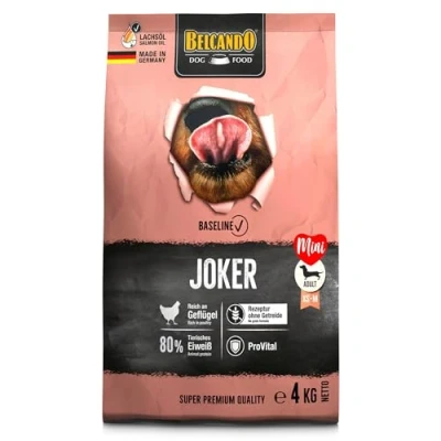 Abbildung von BELCANDO Baseline Joker [4kg] Getreidefreies Trockenfutter Für Hunde ausgewachsene Kleiner und mittlerer Rassen