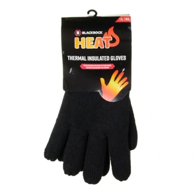 Abbildung von Blackrock Herren Handschuhe mit wärmeisoliertem Futter, Größe L/XL, Schwarz