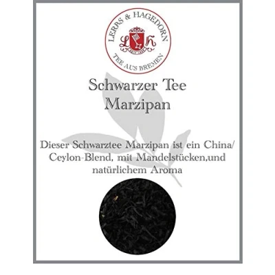 Abbildung von Lerbs &amp; Hagedorn, Schwarz Tee Marzipan 1.5kg (ca. 122 Liter) Mit Mandelstücken und China Ceylon als Basis