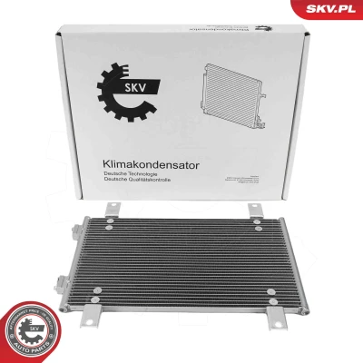 Abbildung von ESEN SKV 86SKV310 Klimakondensator ohne Trockner Aluminium 578mm FIAT: Ducato II Pritsche/Fahrgestell, Bus, PEUGEOT: Boxer Kastenwagen