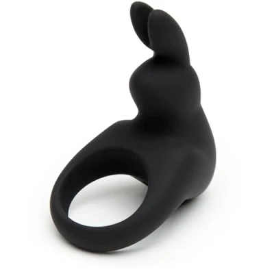 Abbildung von Happy Rabbit Penisring E32440Black One Size