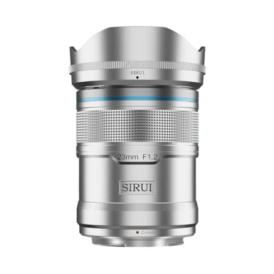 Abbildung von SIRUI Sniper 23 mm Autofokus Objektiv, F1.2 Weitwinkel APS C Kameraobjektiv (Z Mount, silberfarben)