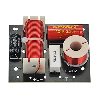 Abbildung von Citywalk ES302 2 Wege Audio Lautsprecher Frequenzweiche HöHen + Bass Frequenzteiler Frequenzweichen Filter DIY für Haus