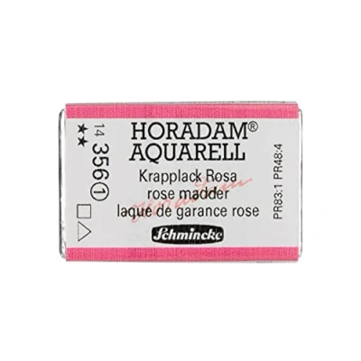 Abbildung von Schmincke HORADAM® AQUARELL feinste Künstler Aquarellfarben, 356 Krapplack Rosa, 14 043, 1/1 Näpfchen
