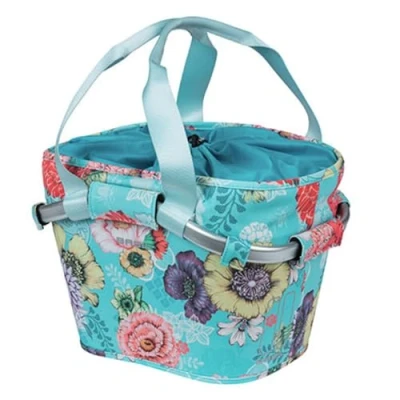 Abbildung von Fahrradkorb Basil Bloom Field Carry All Front KF 15 Liter 27 X 37 25 Cm Blue
