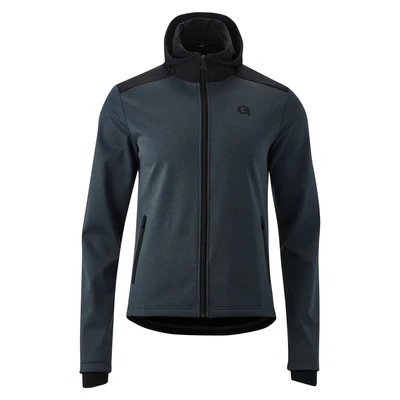 Abbildung von Gonso Radtrikot &quot;Travo&quot;, Herren Softshell Hoodie, Windjacke winddicht und atmungsaktiv