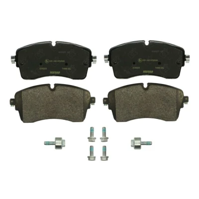 Abbildung von TEXTAR 2248505 Bremsbelagsatz für Verschleißwarnanzeiger vorbereitet mit Bremssattelschrauben LAND ROVER: Range Rover Sport, Evoque