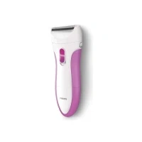 Abbildung von Philips Elektrokörperrasierer SatinShave Essential HP6341/00, Rasierer mit einer Scherfolie für Beine, nass und trocken verwendbar