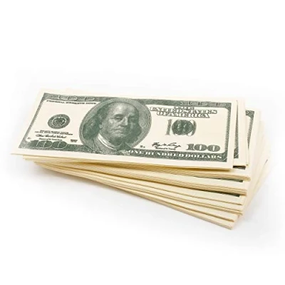 Abbildung von Goods+Gadgets Stoffserviette Dollar Schein Papierservietten, Geldschein Servietten
