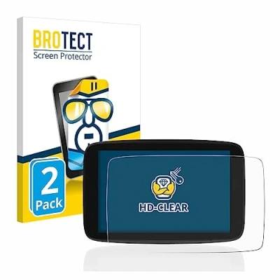 Abbildung von BROTECT (2 Stück Schutzfolie für TomTom Go Expert 7&quot; Displayschutz Folie Ultra Klar
