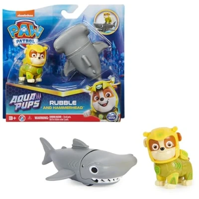 Abbildung von Spin Master Spielfigur Paw Patrol Aqua Pups Hero Solid Rubble, (Set)