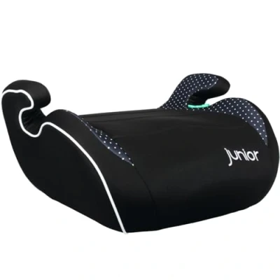 Abbildung von Kindersitzerhöhung ECE R129 Autositz für Kinder Sitzerhöhung Auto I Size Kindersitz (SCHWARZ/BLAU)