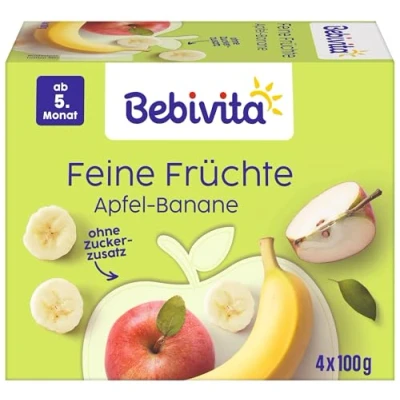 Abbildung von Bebivita Apfel Banane, 6er Pack (6 x 400 g)