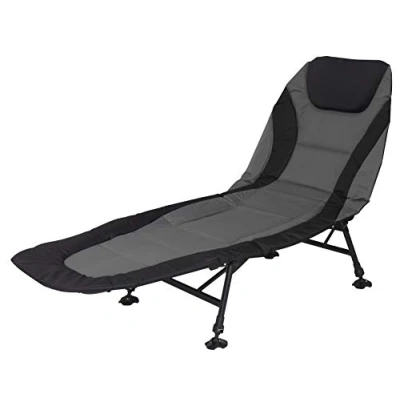 Abbildung von Eurotrail liegestuhl Royal200 x 75 cm Polyester anthrazit/schwarz