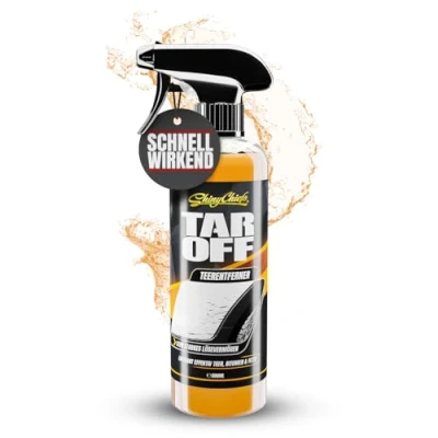 Abbildung von ShinyChiefs Tar Remover Schnell wirkender Teerentferner Auto Entfernt Teer, Bitumen sowie Harz , Fett und Ölverunreinigungen von Allen Oberflächen Extra Starkes Teer Entferner Spray 500ml