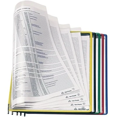 Abbildung von Tarifold A4 Foldfive Präsentation Pocket verschiedene Farben (5 Stück)