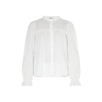 Abbildung von aleva Damen Langarmbluse 37326299 AL04, WOLLWEISS, XL