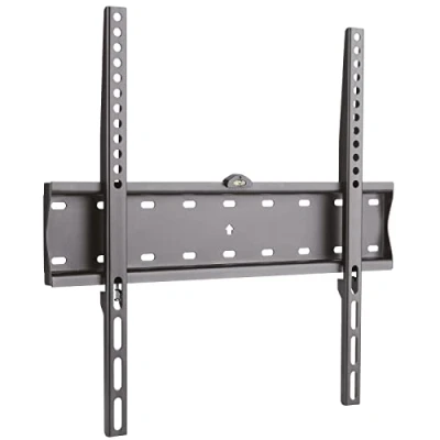 Abbildung von Drall TV Wandhalterung Universal Fernseh Halterung Flach Schmal Fest Monitor Halter für 3D HD LED LCD 26&#039; 55&#039; Zoll VESA 100 200 300 400 schwarz Modell: P48A