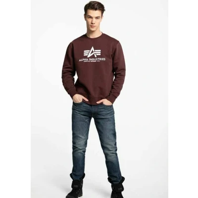 Abbildung von Alpha Industries Sweatshirt, Herren, Größe: Small, Red