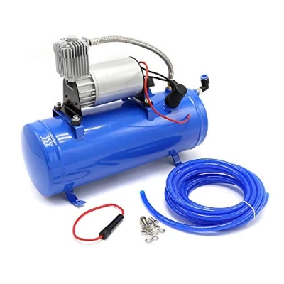 Abbildung von DIFU Kompressor Luftkompressor 150PSI 12V Air Compressor Druckluft Auto Luftpumpe Reifenfüller, 6L Tank, für Auto, Fahrrad, Motorrad, Luftkissen