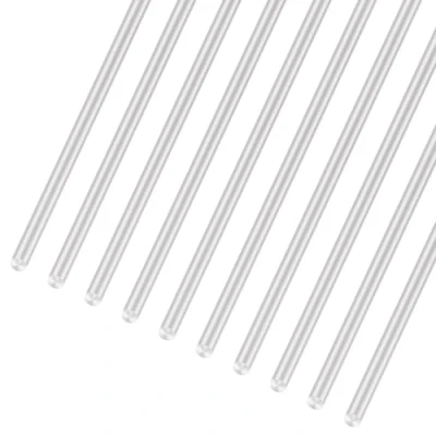 Abbildung von LAVMHAB 6063 Aluminium Rundstab 4mm x 200mm, solide runde Schäfte Stäbe für DIY Bastelmodelle (10 Stück)