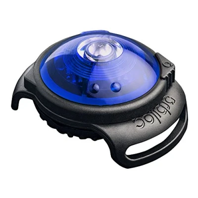 Abbildung von Orbiloc Dog Dual Safety Light Blue Blau für alle Hunde Hundehalter vielseitig einsetzbar Sicherheitslicht Jogginglicht Dunkelheit