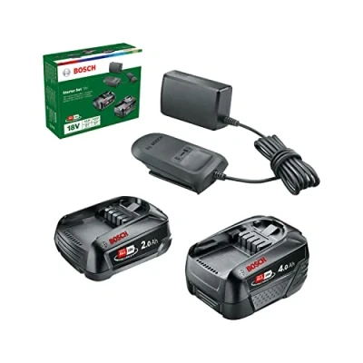 Abbildung von BOSCH Starter Set 18V (PBA 2.0Ah + PBA 4.0Ah AL 20) Werkzeug Akku Ladetechnik