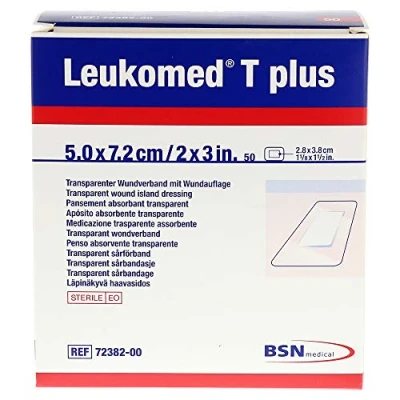 Abbildung von Leukomed transparent plus sterile Pflaster 5x7,2 cm