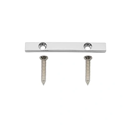 Abbildung von Musiclily Pro 45mm Messing Bass Saitenniederhalter String Retainer Bar für 5 Saiter E Bass, Chrom