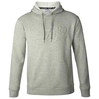 Abbildung von Babolat Unisex Kinder Exercise Hood Sweat Jr Sweatshirt, Grau meliert (High Rise Hthr), 6 8 años